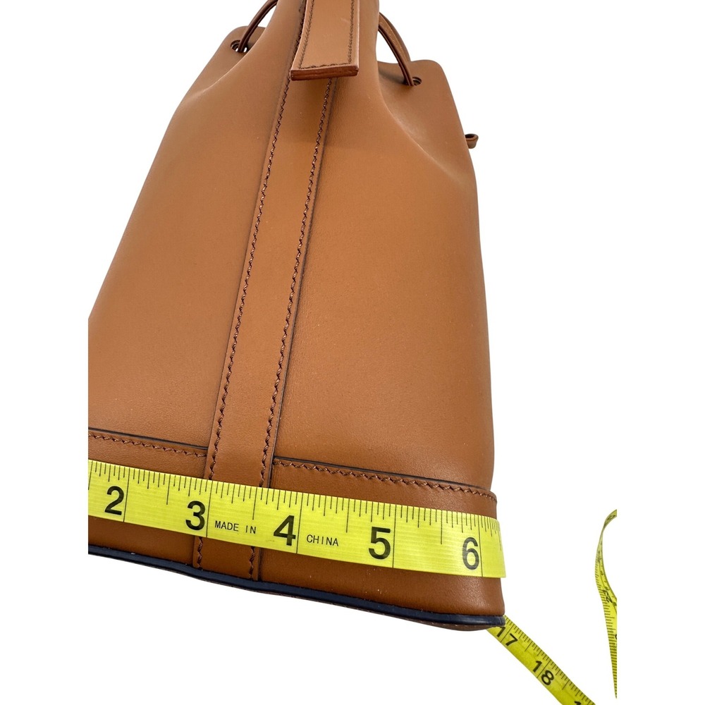 PARIS/64 Always Caramel Bucket Bag Cognac Brown Leather Drawstring Spain Luxury - Picture 16 of 16